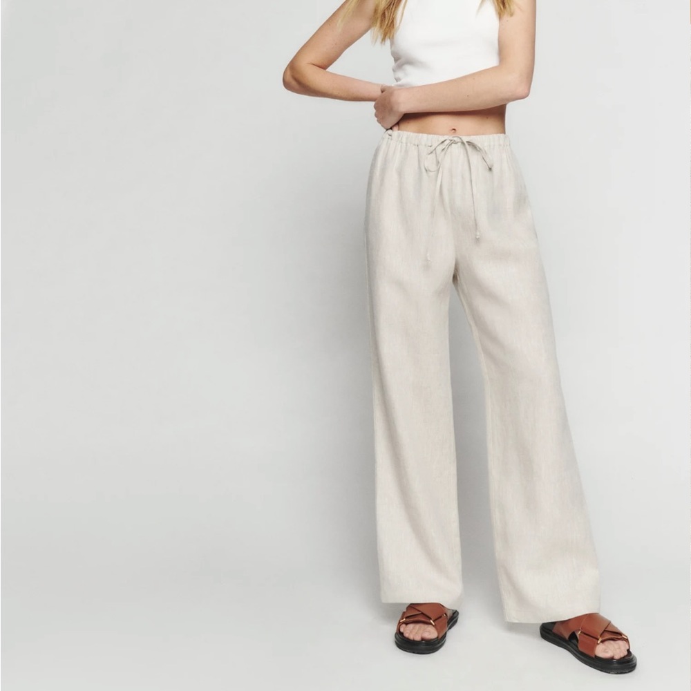 Reformation Olina Linen Pant